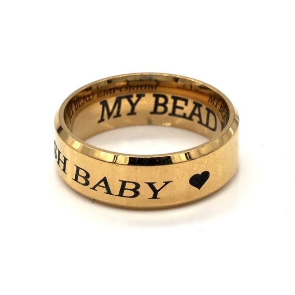 Men's Titanium marking rings. - Picture 5 of 7